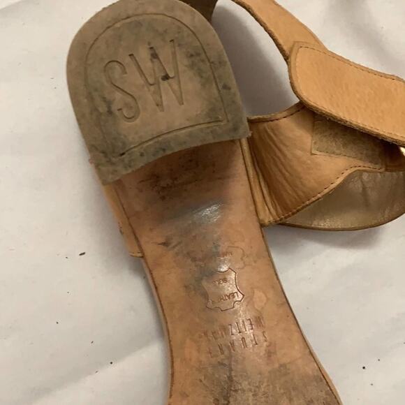 STUART WEITZMAN SHAILA‎ BLOCK HEEL SANDALS SIZE 9M - Picture 4 of 8